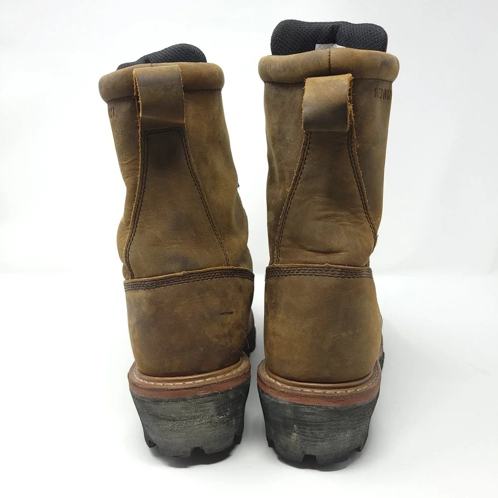 Red Wing 2219 Logger Max Waterproof Vibram Sole Leather Work Boots Mens 9D